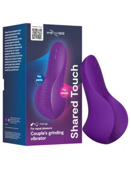 WE VIBE SHARED TOUCH VIBRADOR PARA PAREJAS DE DOBLE CARA PARPURA