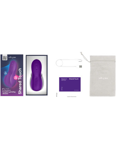 WE VIBE SHARED TOUCH VIBRADOR PARA PAREJAS DE DOBLE CARA PARPURA