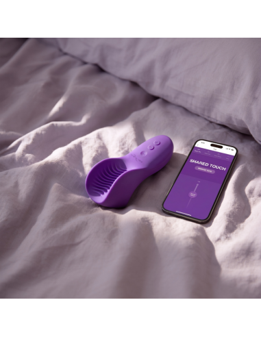 WE VIBE SHARED TOUCH VIBRADOR PARA PAREJAS DE DOBLE CARA PARPURA