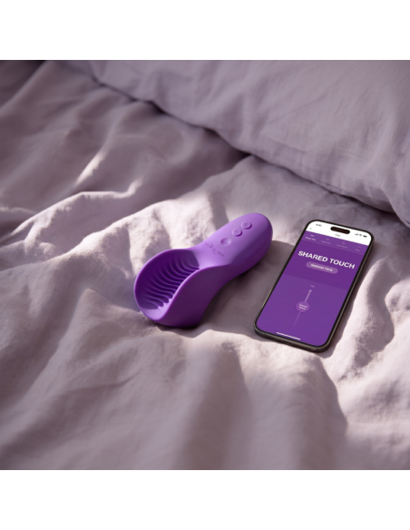 WE VIBE SHARED TOUCH VIBRADOR PARA PAREJAS DE DOBLE CARA PARPURA