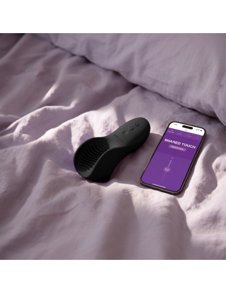 WE VIBE SHARED TOUCH VIBRADOR PARA PAREJAS DE DOBLE CARA NEGRO