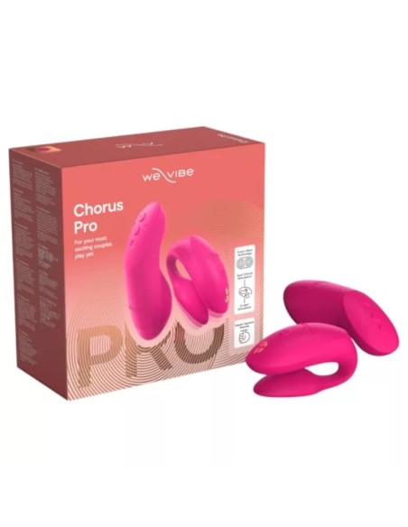 WE VIBE CHORUS PRO VIBRADOR PREMIUM PARA PAREJAS ROSA ELACTRICO