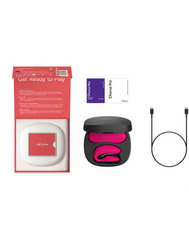 WE VIBE CHORUS PRO VIBRADOR PREMIUM PARA PAREJAS ROSA ELACTRICO