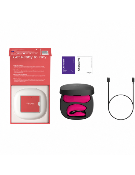 WE VIBE CHORUS PRO VIBRADOR PREMIUM PARA PAREJAS ROSA ELACTRICO