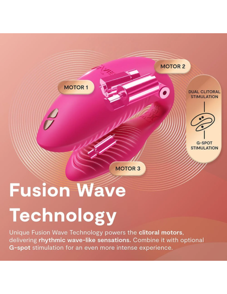 WE VIBE CHORUS PRO VIBRADOR PREMIUM PARA PAREJAS ROSA ELACTRICO
