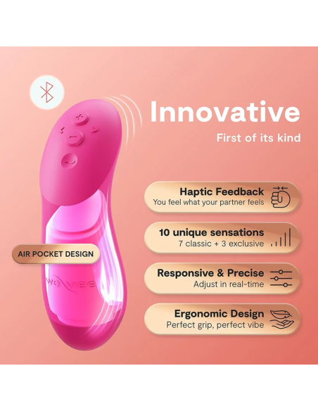 WE VIBE CHORUS PRO VIBRADOR PREMIUM PARA PAREJAS ROSA ELACTRICO