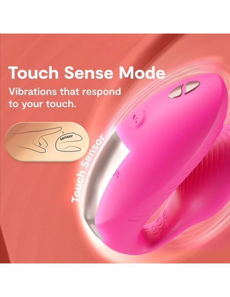 WE VIBE CHORUS PRO VIBRADOR PREMIUM PARA PAREJAS ROSA ELACTRICO