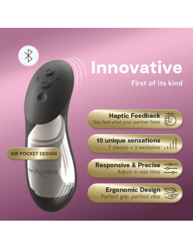 WE VIBE CHORUS PRO VIBRADOR PREMIUM PARA PAREJAS NEGRO SATINADO