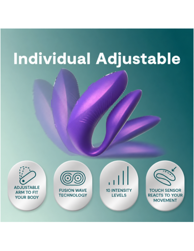 WE VIBE CHORUS PRO VIBRADOR PREMIUM PARA PAREJAS PARPURA CASMICO