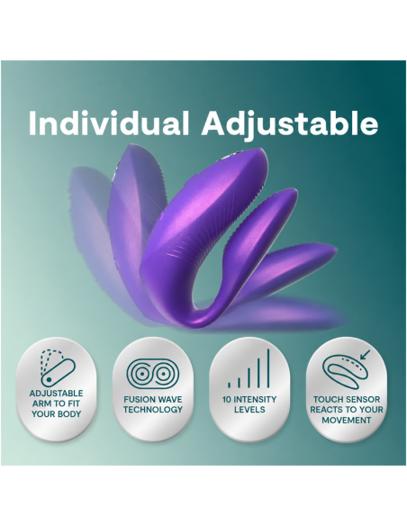 WE VIBE CHORUS PRO VIBRADOR PREMIUM PARA PAREJAS PARPURA CASMICO