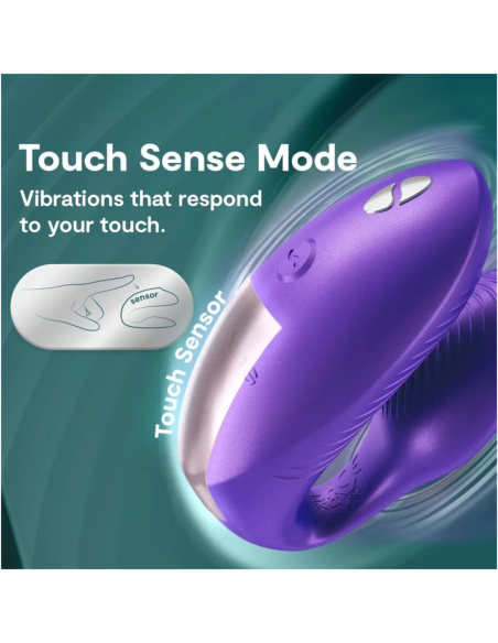 WE VIBE CHORUS PRO VIBRADOR PREMIUM PARA PAREJAS PARPURA CASMICO