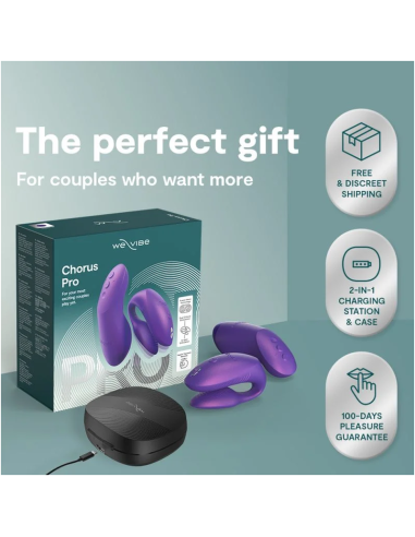 WE VIBE CHORUS PRO VIBRADOR PREMIUM PARA PAREJAS PARPURA CASMICO