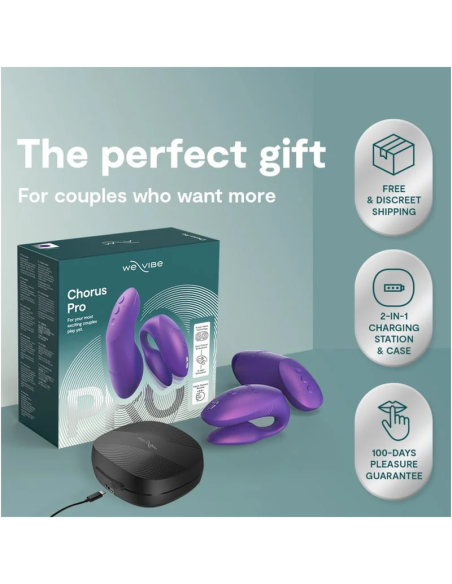 WE VIBE CHORUS PRO VIBRADOR PREMIUM PARA PAREJAS PARPURA CASMICO