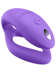 WE VIBE SYNC O VIBRADOR PARA PAREJAS CON ESTIMULACIAN ENVOLVENTE PARPURA CLARO