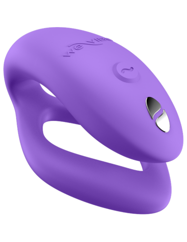 WE VIBE SYNC O VIBRADOR PARA PAREJAS CON ESTIMULACIAN ENVOLVENTE PARPURA CLARO