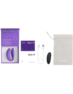 WE VIBE SYNC O VIBRADOR PARA PAREJAS CON ESTIMULACIAN ENVOLVENTE PARPURA CLARO 2