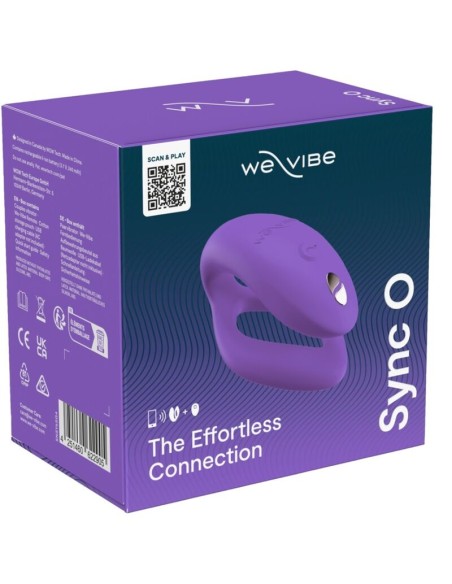 WE VIBE SYNC O VIBRADOR PARA PAREJAS CON ESTIMULACIAN ENVOLVENTE PARPURA CLARO