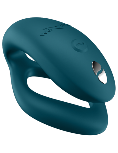 WE VIBE SYNC 2 VIBRADOR AJUSTABLE PARA PAREJAS VERDE TERCIOPELO