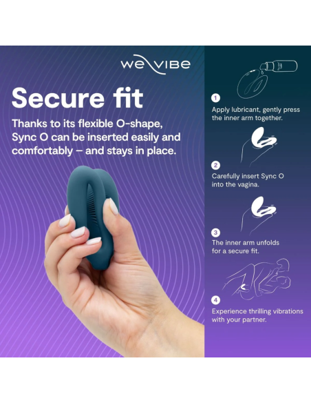 WE VIBE SYNC 2 VIBRADOR AJUSTABLE PARA PAREJAS VERDE TERCIOPELO