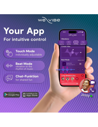 WE VIBE SYNC 2 VIBRADOR AJUSTABLE PARA PAREJAS VERDE TERCIOPELO