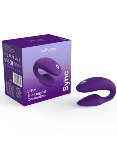 WE VIBE SYNC 2 VIBRADOR AJUSTABLE PARA PAREJAS PARPURA