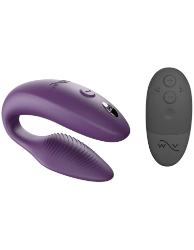WE VIBE SYNC 2 VIBRADOR AJUSTABLE PARA PAREJAS PARPURA