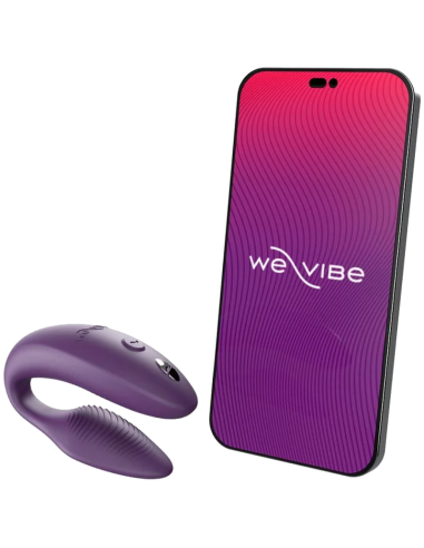 WE VIBE SYNC 2 VIBRADOR AJUSTABLE PARA PAREJAS PARPURA