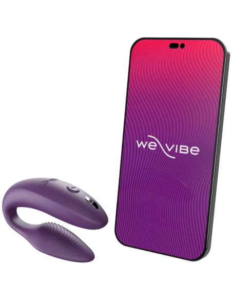 WE VIBE SYNC 2 VIBRADOR AJUSTABLE PARA PAREJAS PARPURA