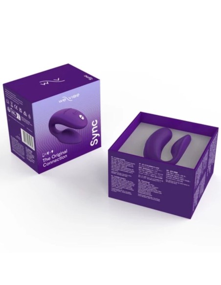 WE VIBE SYNC 2 VIBRADOR AJUSTABLE PARA PAREJAS PARPURA