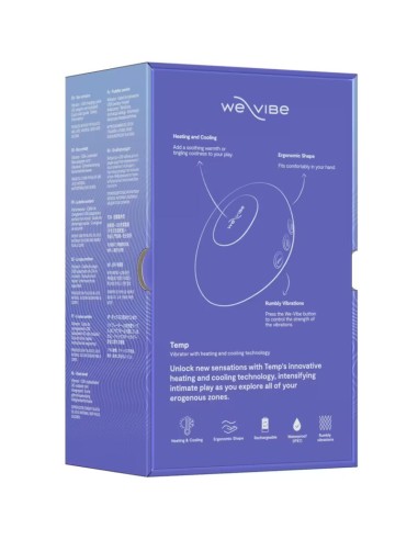 WE VIBE TEMP VIBRADOR CON FUNCIAN DE CALOR Y FRAO AZUL LAVANDA
