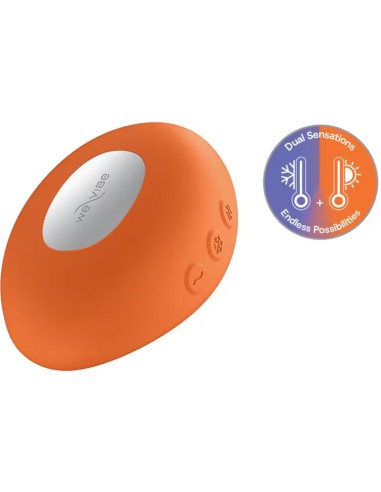 WE VIBE TEMP VIBRADOR CON FUNCIAN DE CALOR Y FRAO MANDARINA