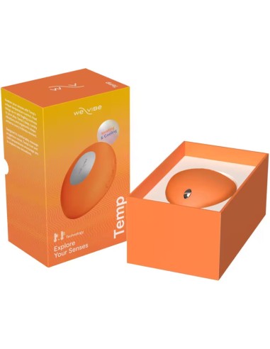 WE VIBE TEMP VIBRADOR CON FUNCIAN DE CALOR Y FRAO MANDARINA