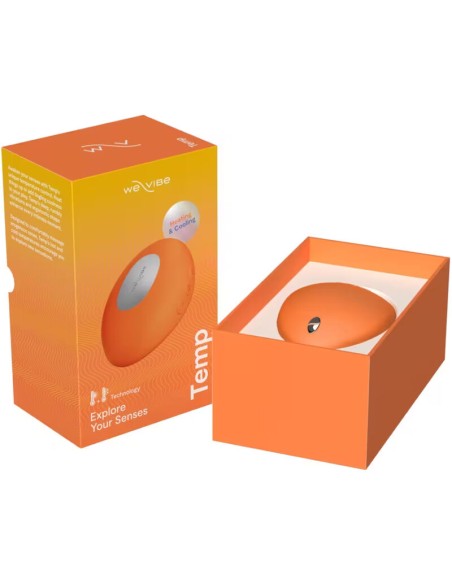 WE VIBE TEMP VIBRADOR CON FUNCIAN DE CALOR Y FRAO MANDARINA