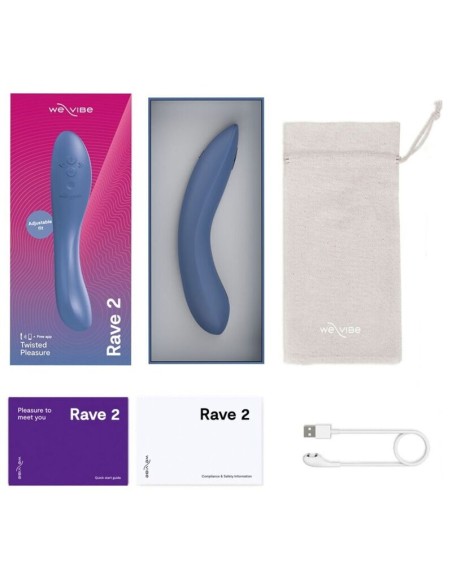WE VIBE RAVE 2 VIBRADOR PUNTO G AZUL