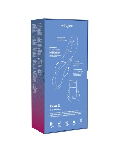 WE VIBE RAVE 2 VIBRADOR PUNTO G AZUL