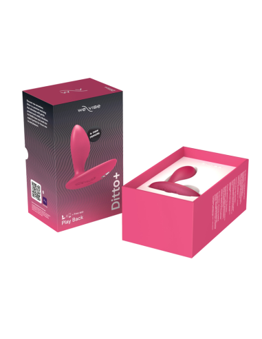 WE VIBE DITTO PLUG ANAL VIBRADOR ROSA