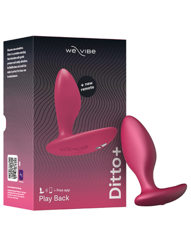 WE VIBE DITTO PLUG ANAL VIBRADOR ROSA