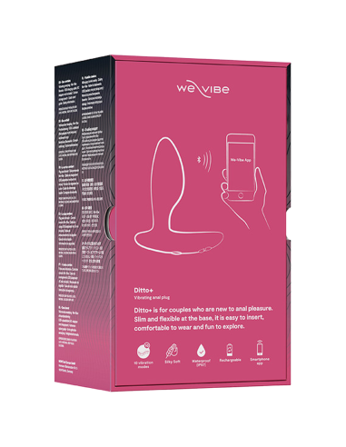 WE VIBE DITTO PLUG ANAL VIBRADOR ROSA