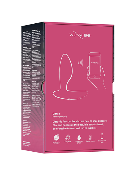 WE VIBE DITTO PLUG ANAL VIBRADOR ROSA