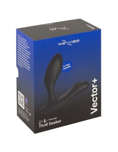 WE VIBE VECTOR MASAJEADOR DE PRASTATA NEGRO CONTROL REMOTO