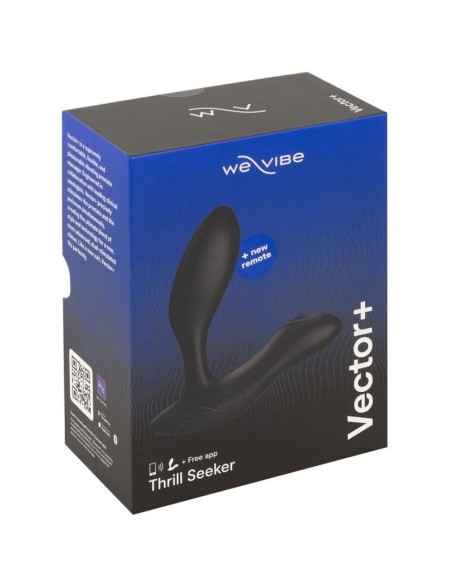 WE VIBE VECTOR MASAJEADOR DE PRASTATA NEGRO CONTROL REMOTO