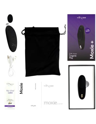 WE VIBE MOXIE VIBRADOR CLATORIS NEGRO