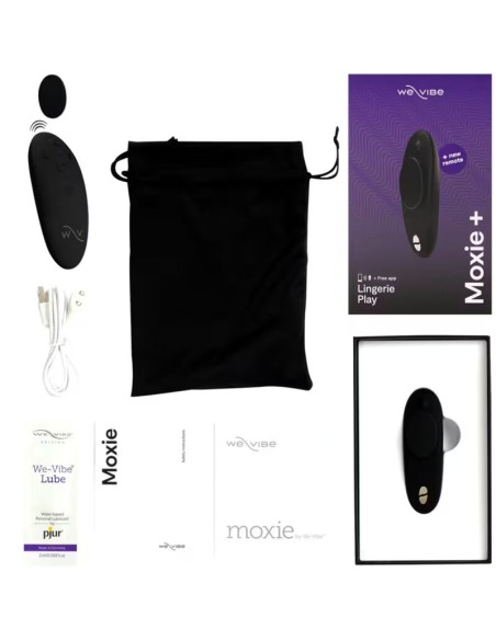 WE VIBE MOXIE VIBRADOR CLATORIS NEGRO