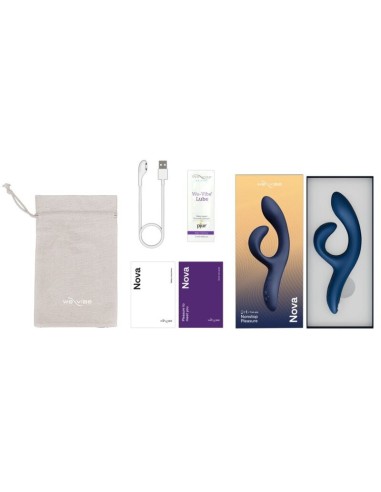 WE VIBE NOVA 2 VIBRADOR RABBIT AZUL MEDIANOCHE