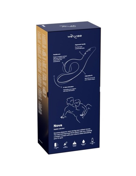 WE VIBE NOVA 2 VIBRADOR RABBIT AZUL MEDIANOCHE