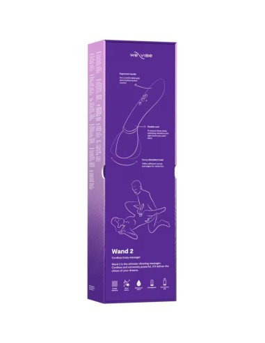 WE VIBE WAND 2 MASAJEADOR CORPORAL RECARGABLE PARPURA