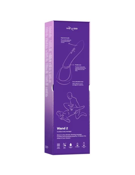 WE VIBE WAND 2 MASAJEADOR CORPORAL RECARGABLE PARPURA