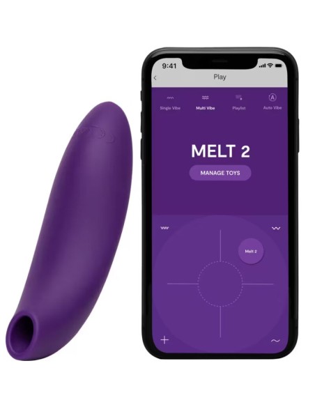 WE VIBE MELT 2 ESTIMULADOR CLITORIANO POR ONDAS DE AIRE PARPURA