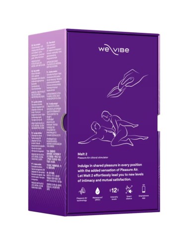 WE VIBE MELT 2 ESTIMULADOR CLITORIANO POR ONDAS DE AIRE PARPURA