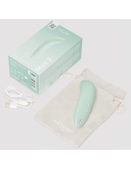 WE VIBE MELT 2 ESTIMULADOR CLITORIANO POR ONDAS DE AIRE VERDE SALVIA